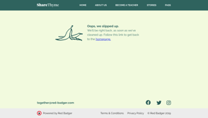 Picture of ShareThyme "About Us" page