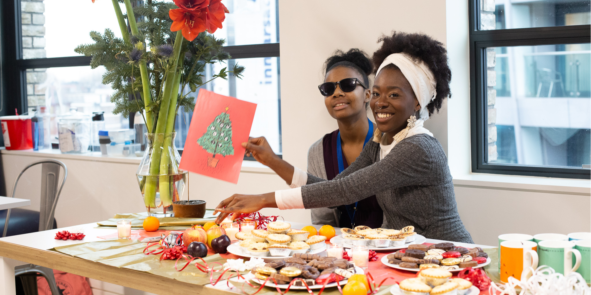 Honesty and Lorraine, two brilliant members of You Make it, a charity we work with.