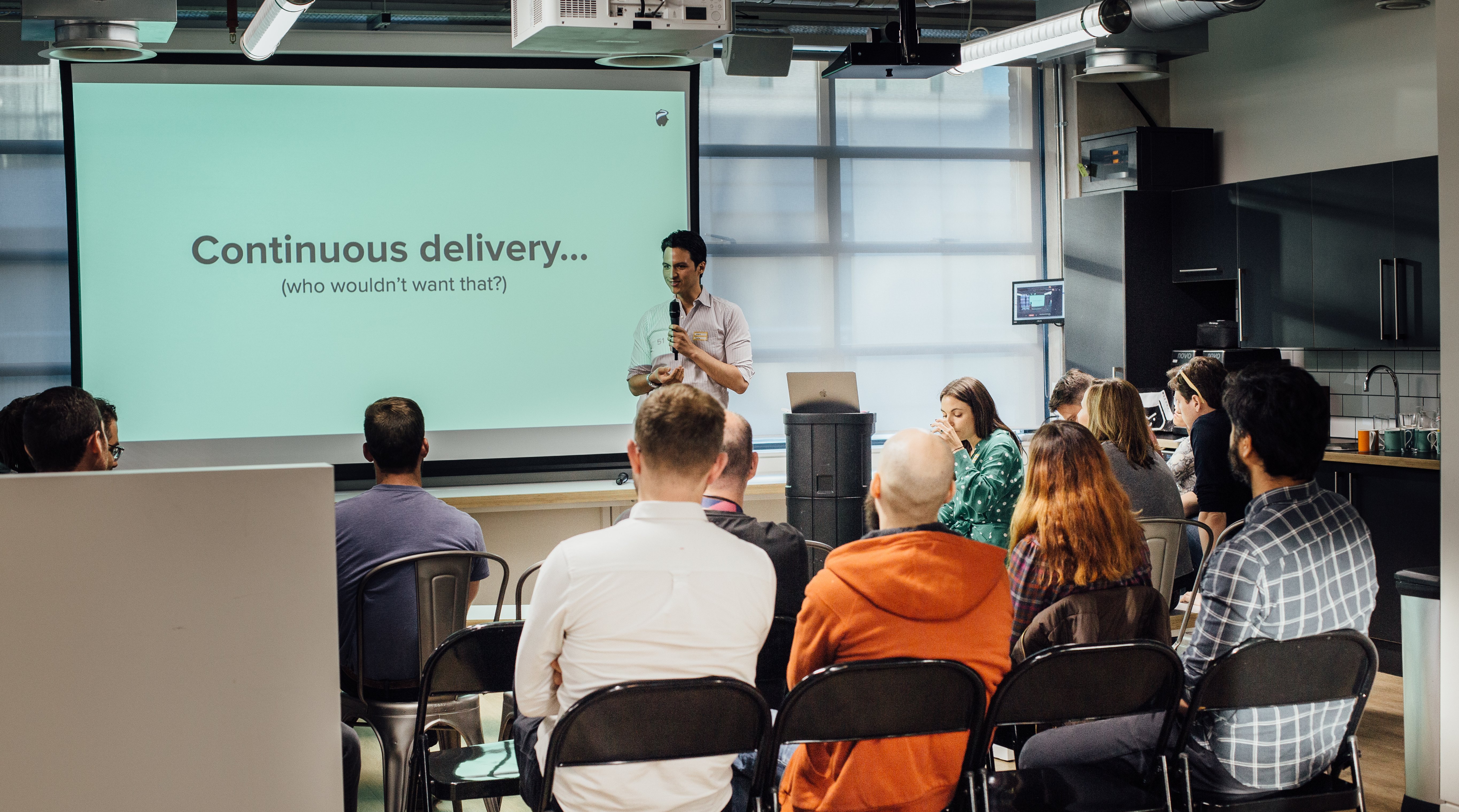 Shot of our Continuous Delivery event