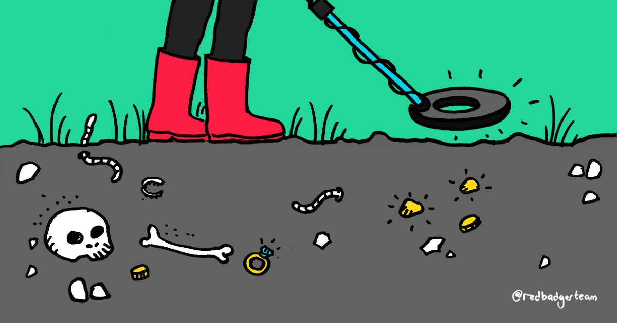 Insights blog picture of a metal detector