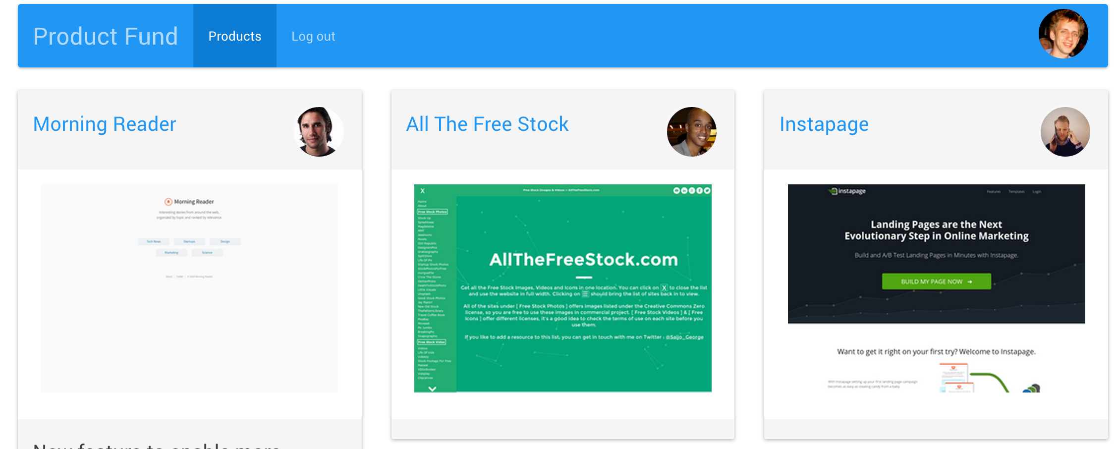 Product Fund Day 1