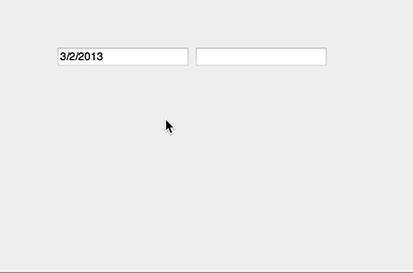 Datepicker demo