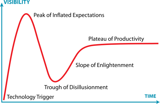 The Gartner Technology Hype Curve