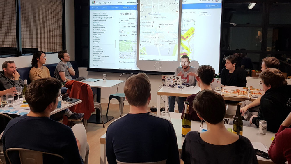  Working together with all volunteers from our Strategy, Branding, User Experience, Design, Delivery, Engineering teams and Pride in London, in the same room 
